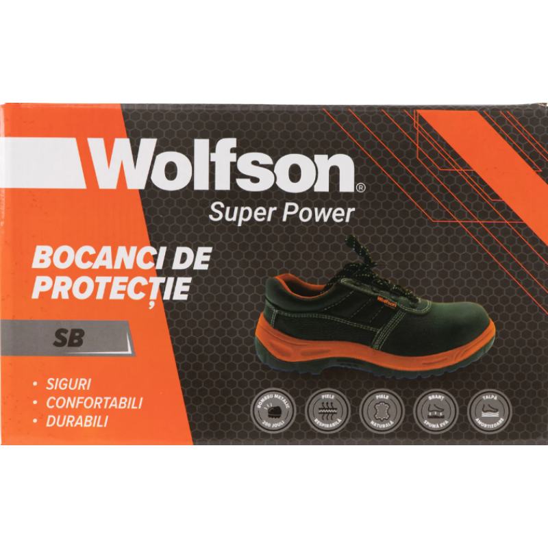 Bocanci de protectie Wolfson SB - marimea 44