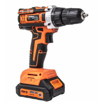 Masina de gaurit cu acumulator Wolfson - 21V, 2.0Ah, 2 acumulatori