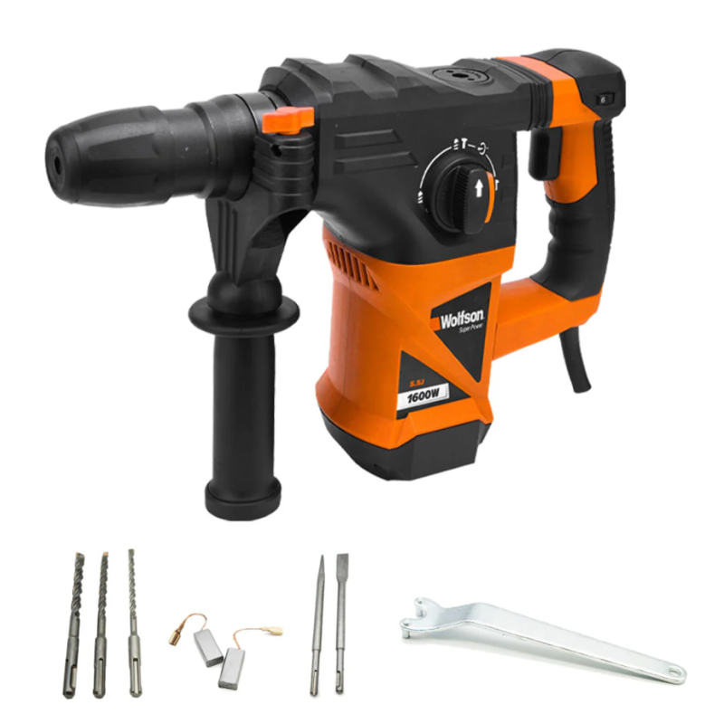Ciocan rotopercutor Wolfson - 1600W, 5.5J, 4000bpm