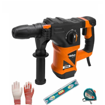 Ciocan rotopercutor Wolfson - 1600W, 5.5J+manusi+nivela+ruleta