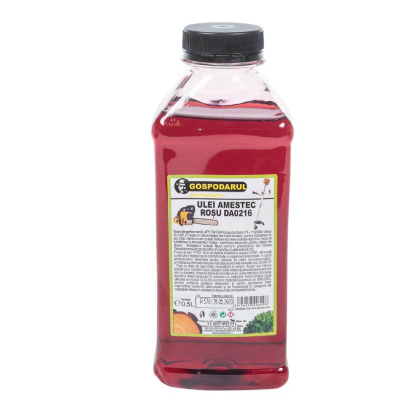 Drujba pe benzina Gospodarul Profesionist GP-5200 - 2.7 CP, 52cc + ulei amestec 0.5L si toporisca Wolfson 600g