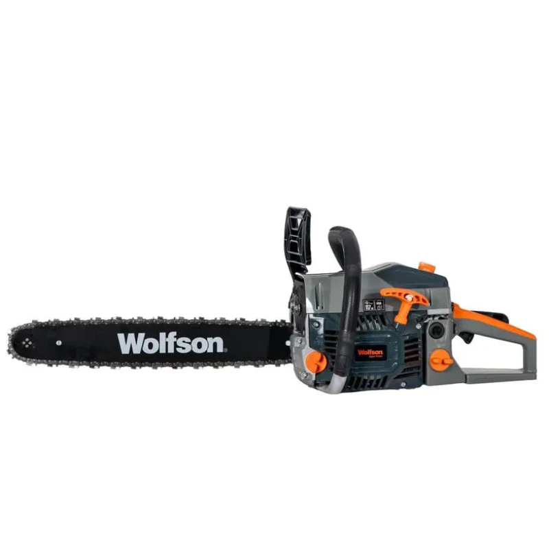 Drujba pe benzina WOLFSON STX-620, 3.5CP, 58CC, 2 lame, 2 lanturi + toporisca fibra Wolfson