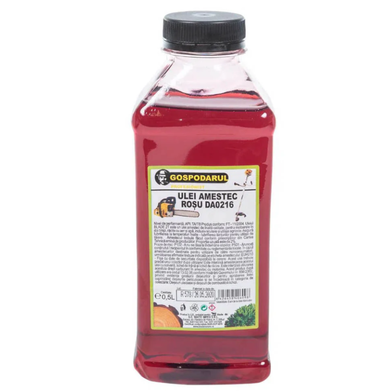 Drujba pe benzina WOLFSON IMPERIO 250 - 1.3 CP, 25cc + ulei amestec 0.5L, toporisca Wolfson 600g