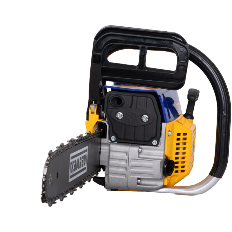 Drujba pe benzina Kamrad KR-52, 5.8CP, 52cc, 2 lame 2 lanturi + ulei amestec 0.5L si toporisca Wolfson 600g