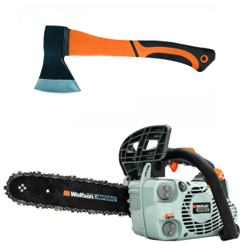 Drujba pe benzina WOLFSON IMPERIO 250 - 1.3 CP, 25cc + toporisca fibra Wolfson