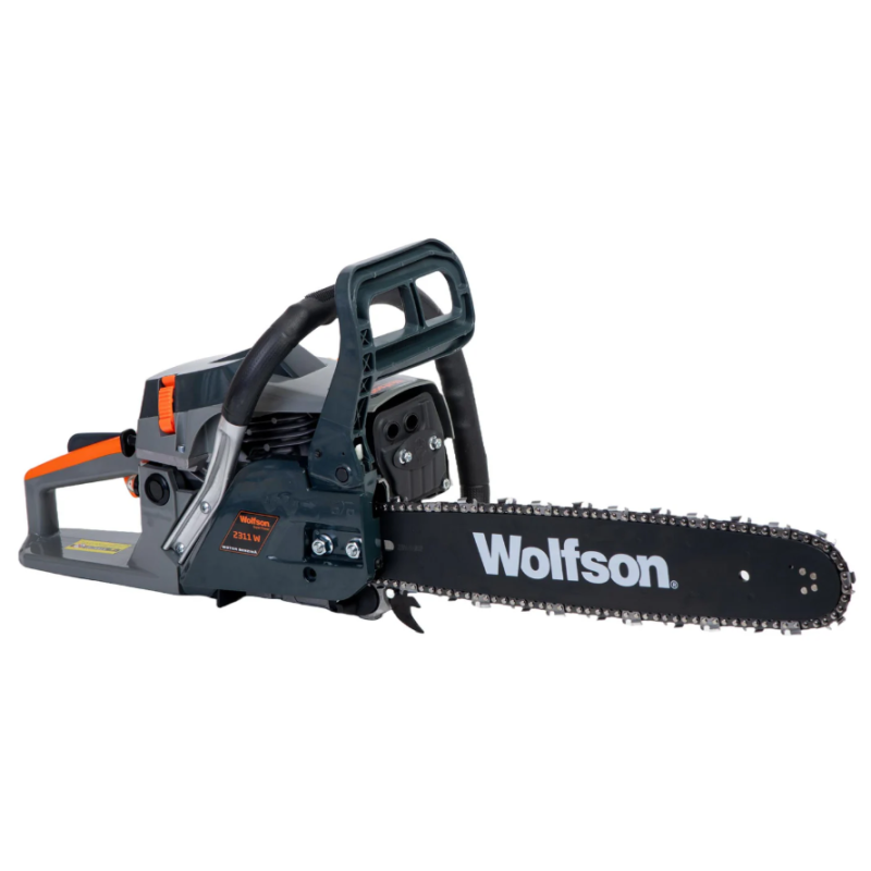 Drujba pe benzina WOLFSON STX-580, 2.6CP, 52CC, 2 lame + 2 lanturi Cadou Ochelari + Manusi