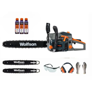 Drujba pe benzina WOLFSON STX-620, 3.5CP, 58CC Cadou Ochelari + Manusi + Casti + 3 Ulei 0.1L