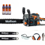 Drujba pe benzina WOLFSON STX-620, 3.5CP, 58CC Cadou Ochelari + Manusi + Casti + 3 Ulei 0.1L