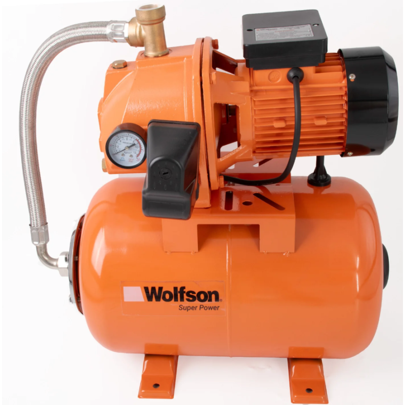 Hidrofor cu cap de fonta si ejector Wolfson 800-3D, 800W, 24L, 3200 l/h