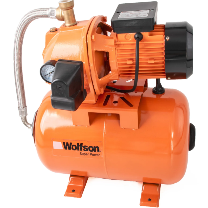 Hidrofor cu cap de fonta si ejector Wolfson 800-3D, 800W, 24L, 3200 l/h