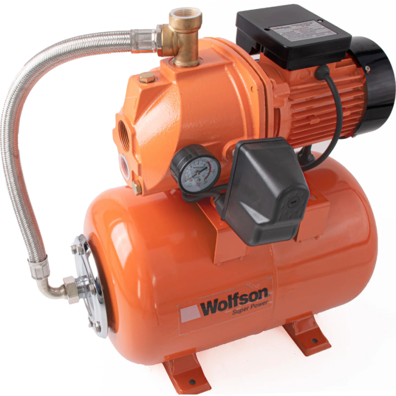 Hidrofor cu cap de fonta si ejector Wolfson 800-3D, 800W, 24L, 3200 l/h