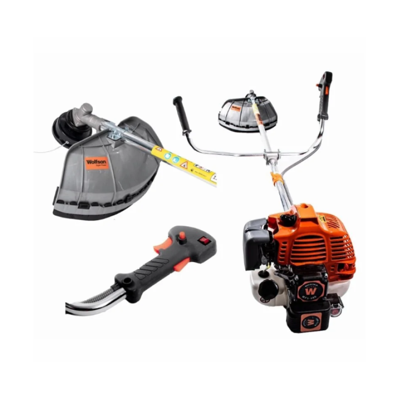 Motocoasa cu pornire electrica Wolfson + 3 ulei 0.1L
