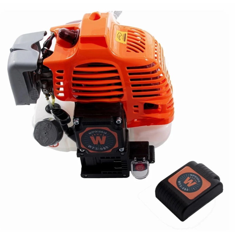 Motocoasa cu pornire electrica Wolfson + 3 ulei 0.1L