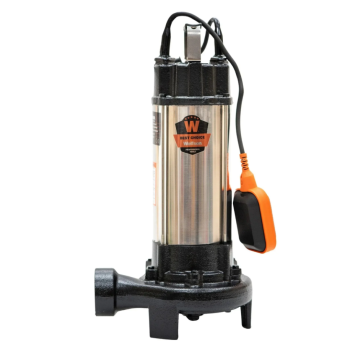 Pompa submersibila apa murdara cu tocator si flotor Wolfson WQW-1500D-F PRO + furtun 20m