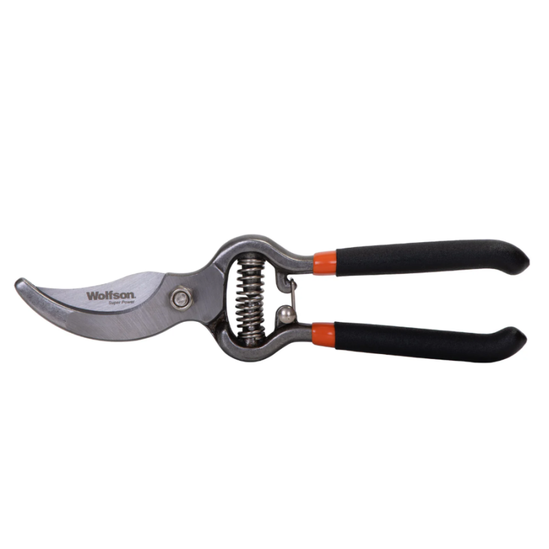 Foarfeca de vie Wolfson 8 cu manere din cauciuc