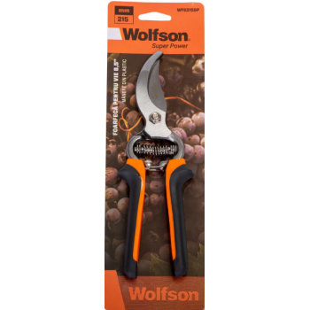 Foarfeca de vie Wolfson 8.5 cu manere din plastic