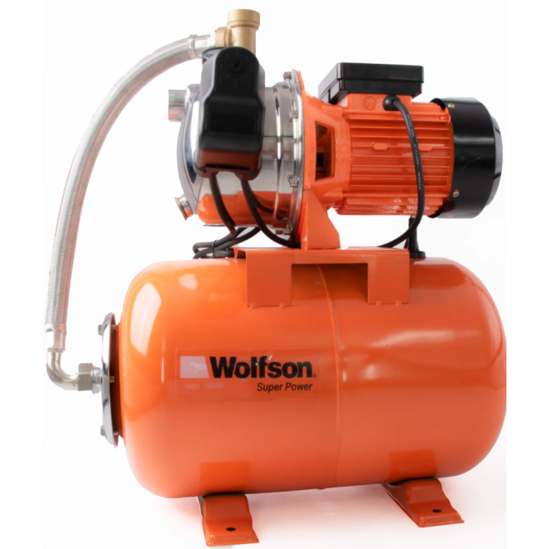 Hidrofor cu cap de inox Wolfson 800-3C, 800W, 24L, 3200 l/h