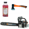 Drujba pe benzina WOLFSON IMPERIO 6000 - 3.2 CP, 52cc + ulei amestec 0.5L, toporisca fibra Wolfson