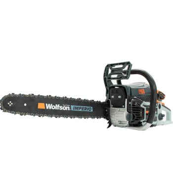 Drujba pe benzina WOLFSON IMPERIO 6000 - 3.2 CP, 52cc + ulei amestec 0.5L, toporisca fibra Wolfson