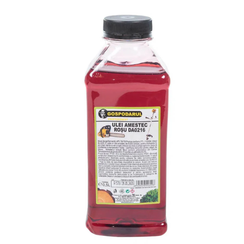 Drujba pe benzina WOLFSON IMPERIO 250 - 1.3 CP, 25cc + ulei amestec 0.5L, toporisca fibra Wolfson