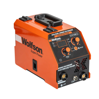 Aparat de sudura Wolfson FTX-400, flux fara gaz MIG, MMA