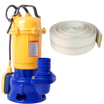 KAMRAD - POMPA SUBMERSIBILA APA MURDARA TP-3100 cu furtun 20m Wolfson