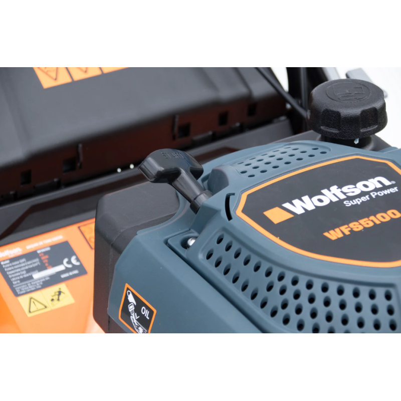 Masina de tuns iarba cu autopropulsie Wolfson, 4.5 CP, benzina, latime de lucru 51cm