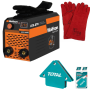 Aparat de sudura WOLFSON ATX-270, MMA 120A, Invertor tehnologie inalta + Manusi de sudura, Coltare magnetice sudura