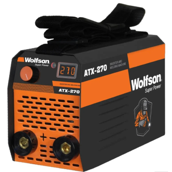 Aparat de sudura WOLFSON ATX-270, MMA 120A, Invertor tehnologie inalta + Manusi de sudura, Coltare magnetice sudura