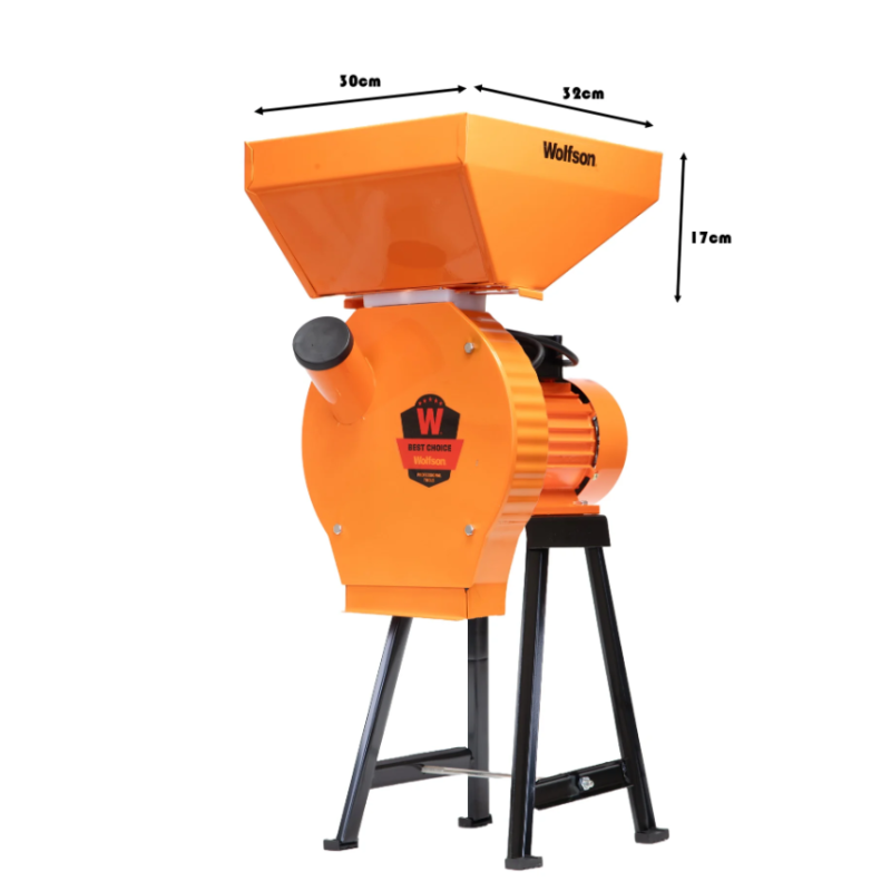 Moara pentru cereale Wolfson cu suport metalic - 2in1, 2700W, 200kg/h