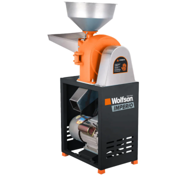 Moara pentru cereale Wolfson Industrial, 2200W , 220V, 350 Kg/h, 12 site incluse