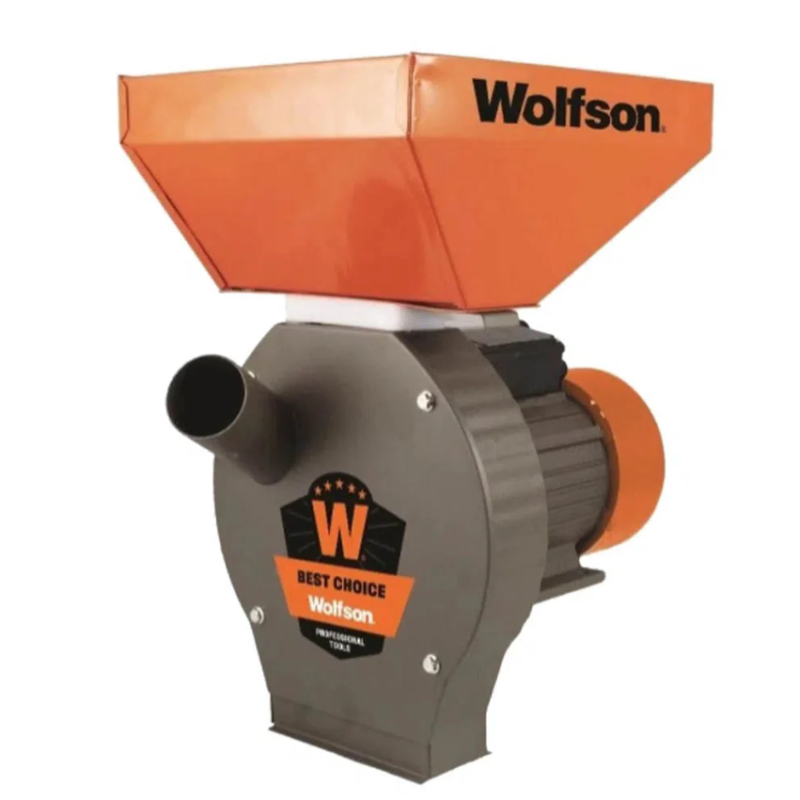 Moara pentru cereale WOLFSON - 2in1, 2700W, 100 CUPRU, 200kg/h + accesoriu furaje, fructe si legume