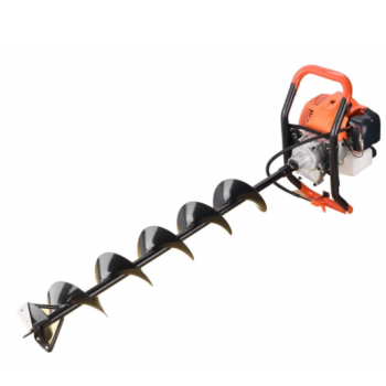 Motoburghiu de pamant WOLFSON STB-520, 1470W, 3 burghie incluse 100, 150 si 200mm + 3 ulei rosu, 0.1L