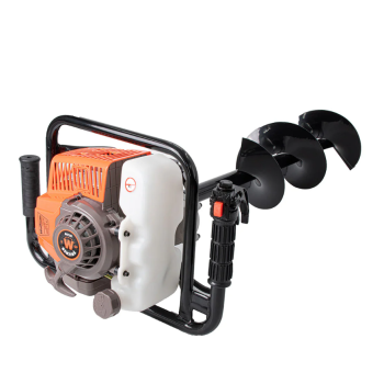 Motoburghiu foreza de pamant Wolfson STB-630, 3CP, 63cc, 3 burghie incluse 100mm, 150mm, 200mm