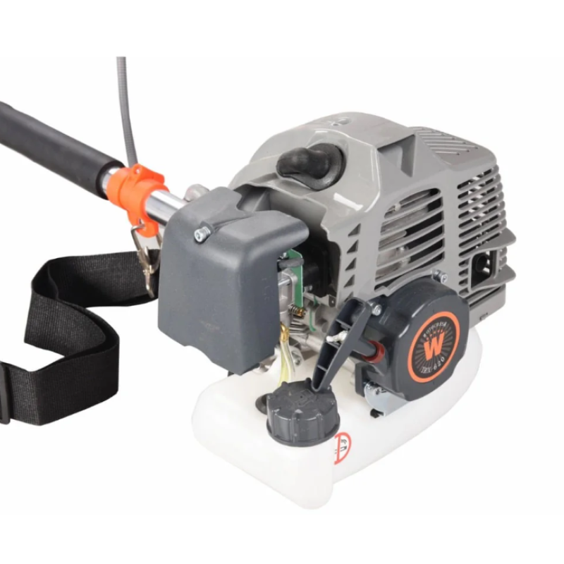 Motocoasa profesionala WOLFSON TRX-620, 2 CP, 52CC, 8 accesorii, ham comfort plus, 3 ulei rosu 2T Premium Made in Italy