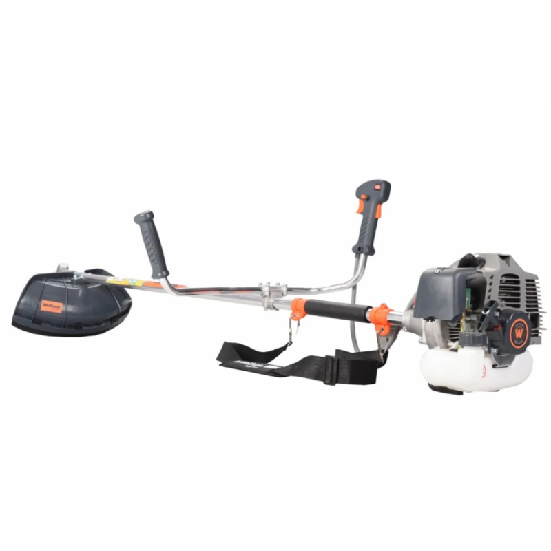 Motocoasa profesionala WOLFSON TRX-620, 2 CP, 52CC, 8 accesorii, ham comfort plus, 3 ulei rosu 2T Premium Made in Italy