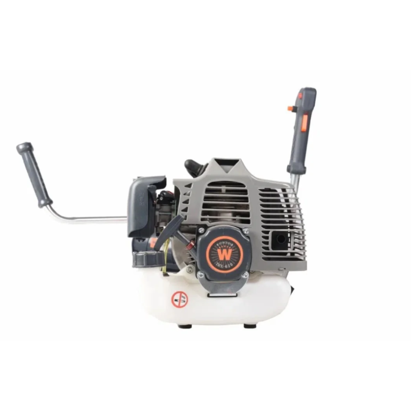 Motocoasa profesionala WOLFSON TRX-620, 2 CP, 8 accesorii, ham confort, 3 sticle de ulei rosu + foarfeca taiere crengi