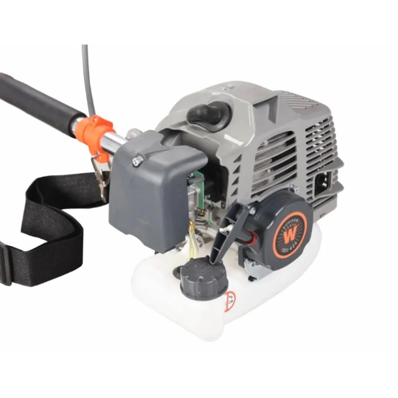 Motocoasa profesionala WOLFSON TRX-620, 2 CP, 8 accesorii, ham confort, 3 sticle de ulei rosu + foarfeca taiere crengi