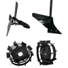 Motocultor Wolfson Imperio 8001, 8 CP, cu far si accesorii plug, rarita, roti de transport 6,50X8, roti metalice, prasitoare
