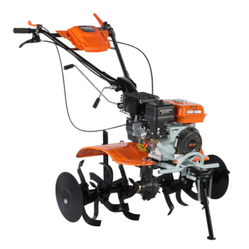 Motocultor pe benzina Wolfson Imperio, 8CP, 212cc, cu plug, rarita, roti de transport 4,00X8