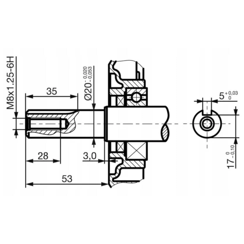 Motor benzina WOLFSON GTX-200, 7 CP, 4 Timpi OHV 170F, ax cu pana 20mm, fulie dubla inclusa