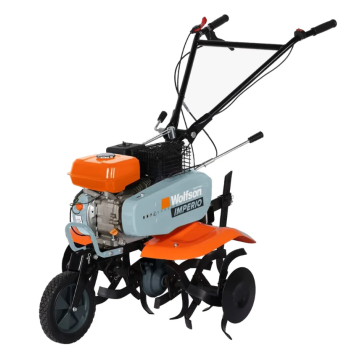 Motosapa pe benzina Wolfson Imperio, 7CP, 212cc, latime de lucru 80cm, cu roti de transport + roti metalice si rarita reglabila