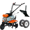 Motosapa pe benzina Wolfson Imperio, 7CP, 212cc, latime de lucru 80cm, cu roti de transport + plug arat