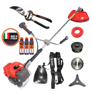 Motocoasa Blade Alpin 520, 3CP, 7 accesorii, ham profesional + 3 sticle ulei 0.1l + foarfeca taiere vie