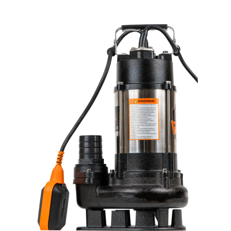 Pompa submersibila apa murdara Wolfson DW-7500-F, 1500W, debit maxim 10000 l/h