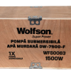 Pompa submersibila apa murdara Wolfson DW-7500-F, 1500W, debit maxim 10000 l/h