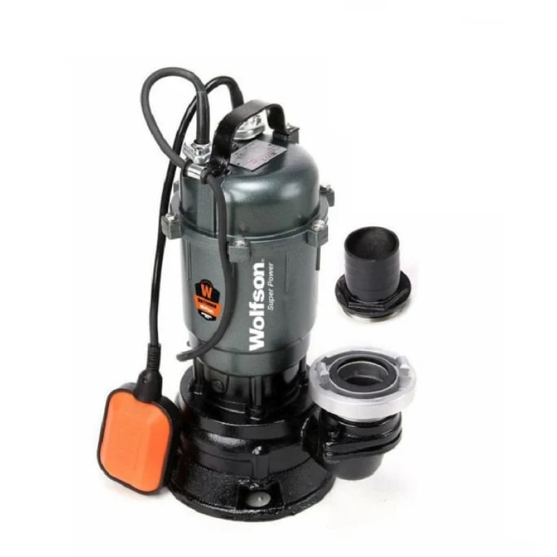 Pompa submersibila apa murdara cu plutitor WOLFSON TP-3100, 1100W, 2", fonta, adancime absorbtie 10m, 10000 l/h