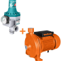 Pompa de suprafata centrifugala Wolfson CPM-158, 750W, 5500 l/h cu presostat automat Total