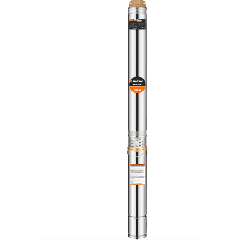 Pompa submersibila apa curata Wolfson 1100W D-3 - 20 turbine, debit max 2700 l/h, adancime max 40m
