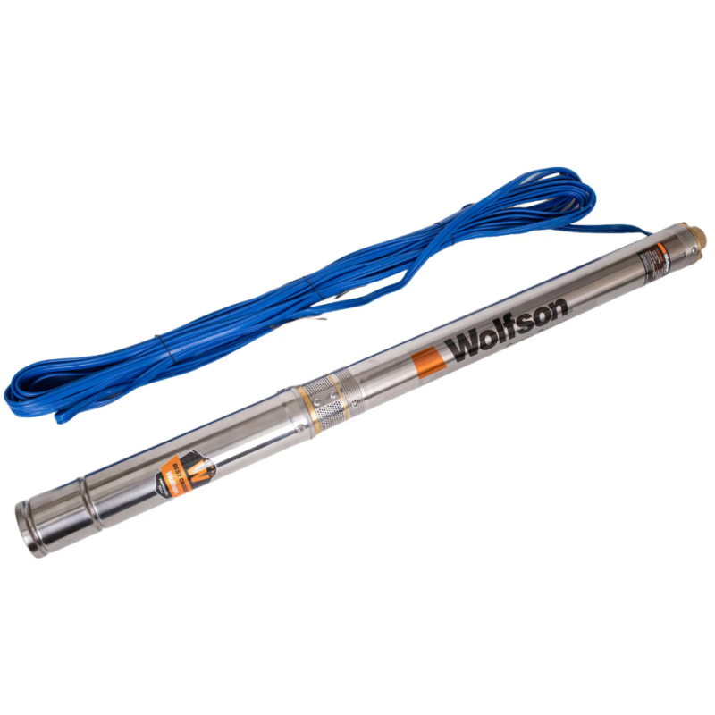 Pompa submersibila apa curata Wolfson 1100W D-3 - 20 turbine, debit max 2700 l/h, adancime max 40m